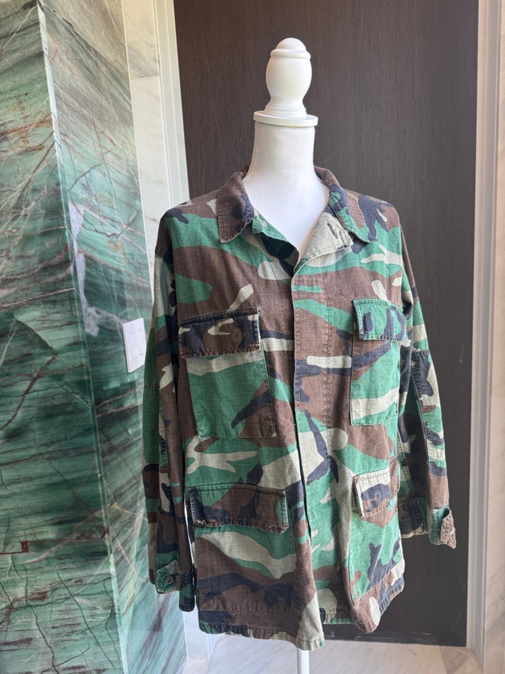 Vintage Woodland Army Jacket